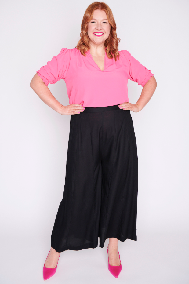 Marissa Black Pant – Black wide leg pants