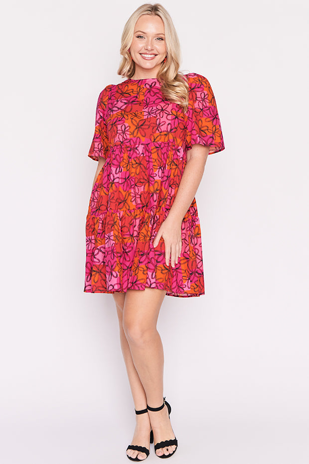 Isadora Black Jasmine Dress – Black Jasmine mini dress