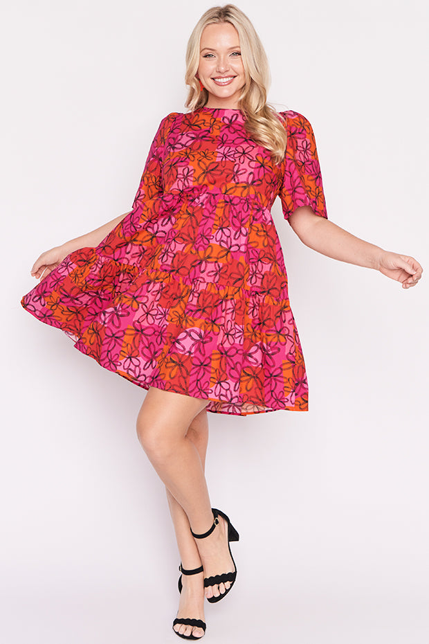 Isadora Black Jasmine Dress – Black Jasmine mini dress