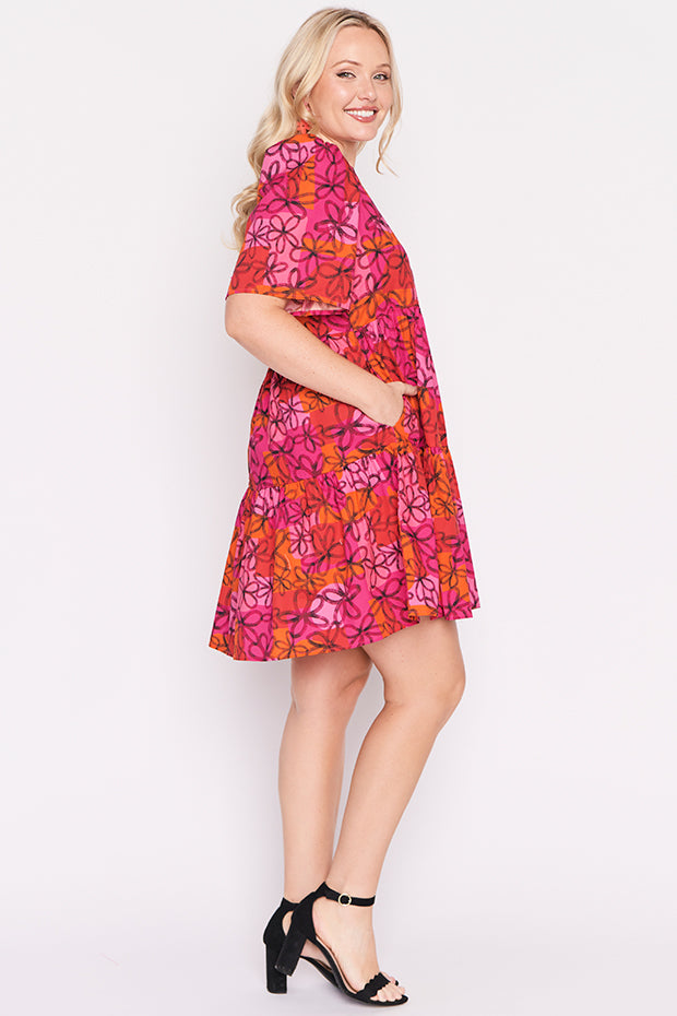 Isadora Black Jasmine Dress – Black Jasmine mini dress