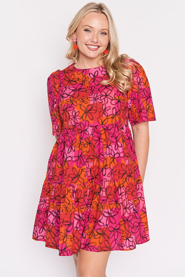 Isadora Black Jasmine Dress – Black Jasmine mini dress