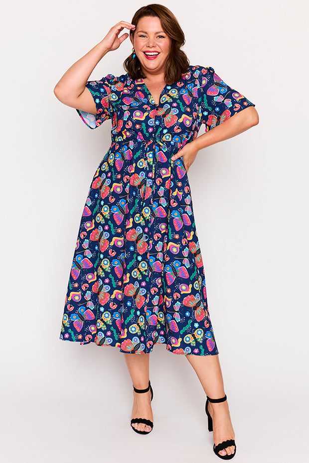 Marley Beautiful Bugs Dress – Beautiful Bugs midi dress