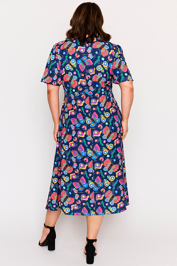 Marley Beautiful Bugs Dress โ Beautiful Bugs midi dress