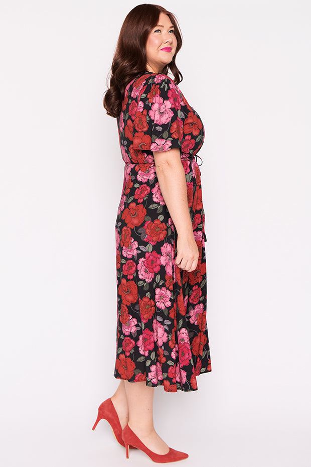Michelle Delicate Petal Dress – Delicate Petal midi dress
