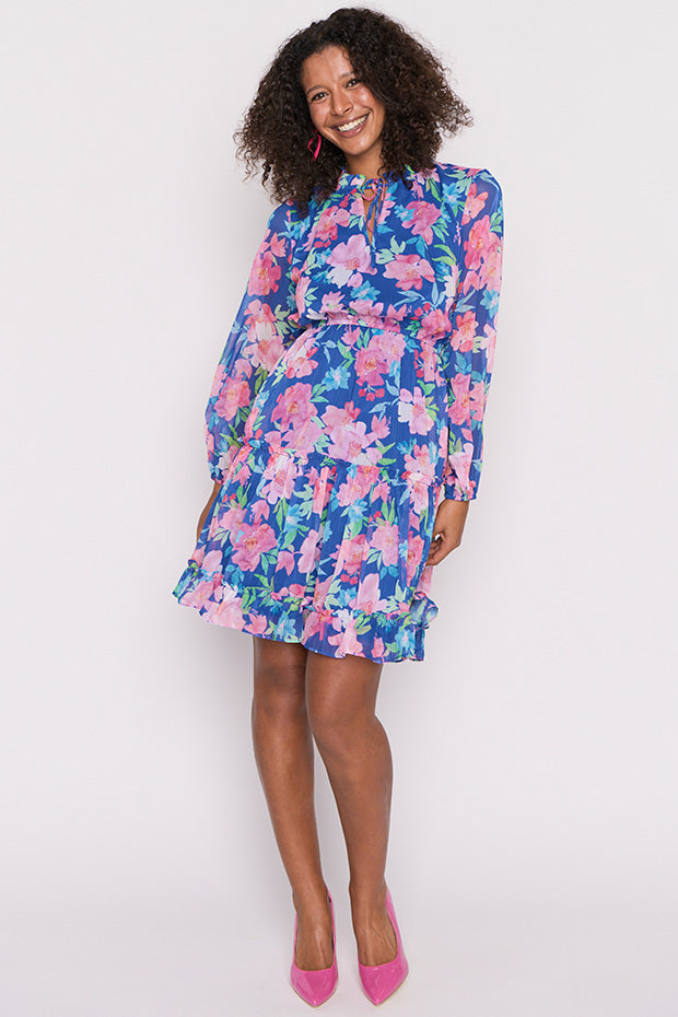 Wildflower Tropical Watercolour Dress – Tropical Watercolour floral dress
