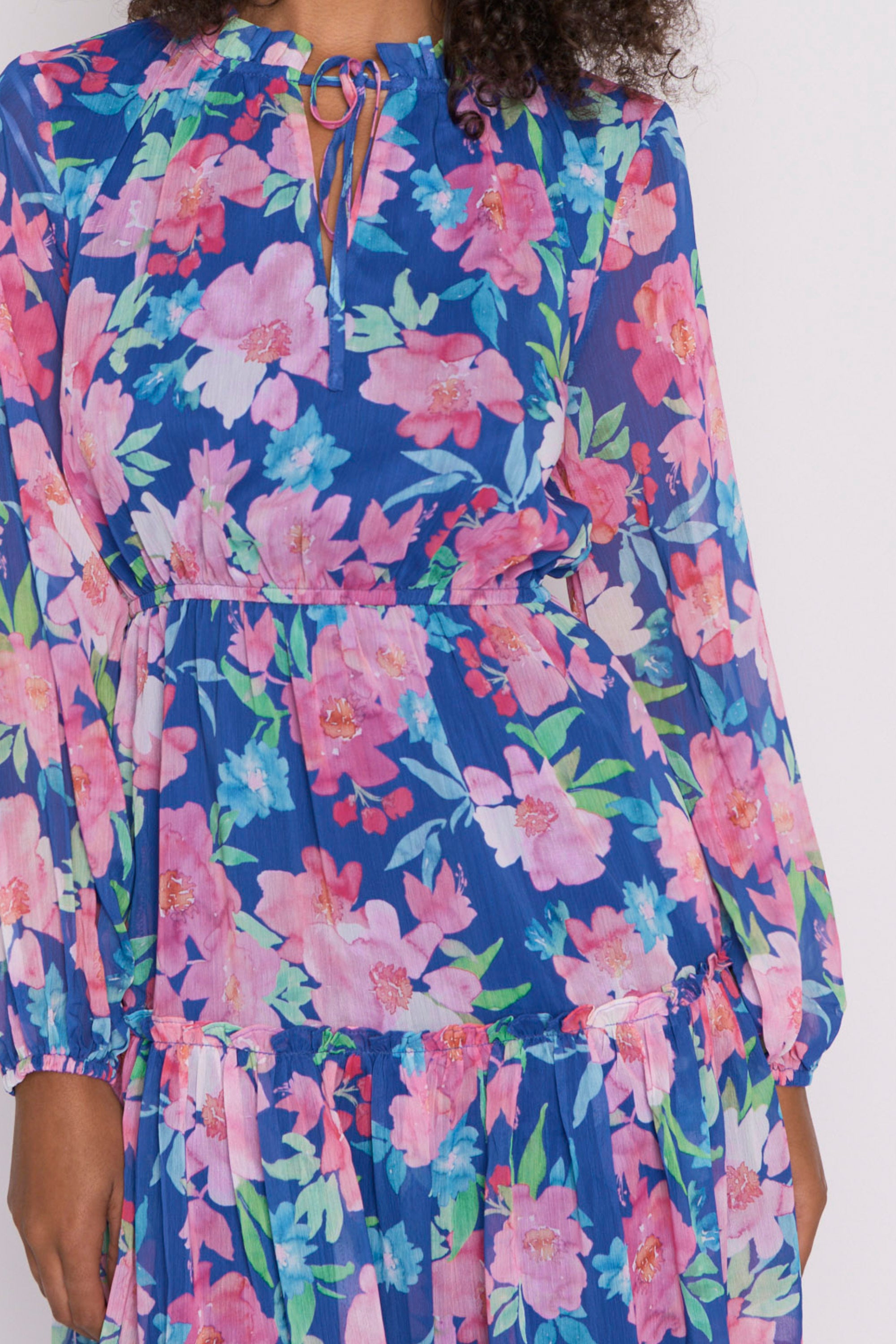 Wildflower Tropical Watercolour Dress – Tropical Watercolour floral dress