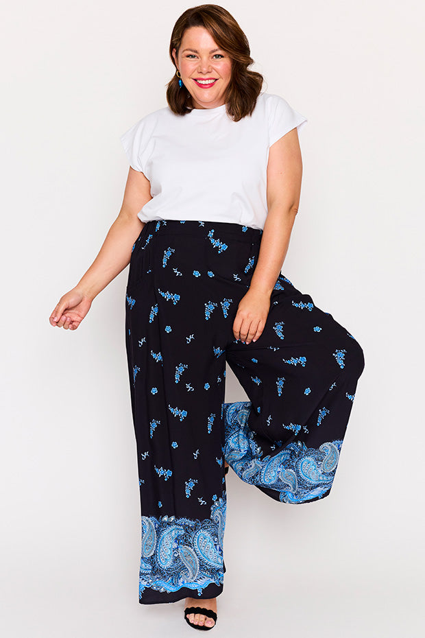 Xane Dancing Paisley Pant – Dancing Paisley wide leg pants