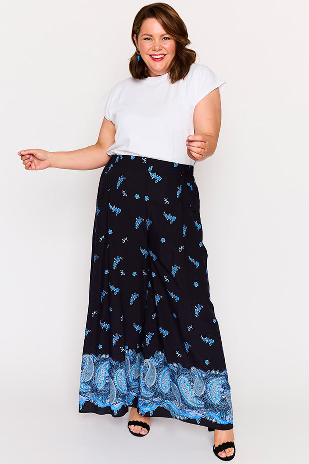 Xane Dancing Paisley Pant – Dancing Paisley wide leg pants
