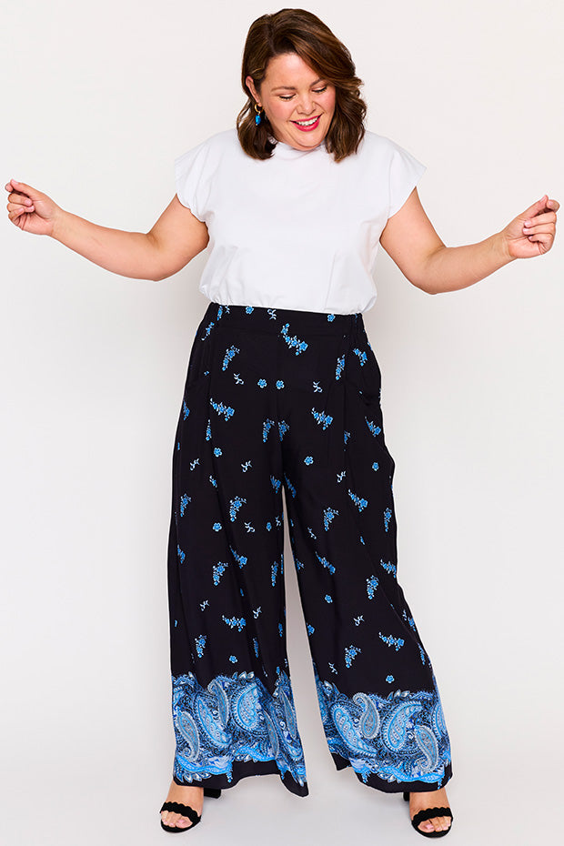 Xane Dancing Paisley Pant – Dancing Paisley wide leg pants