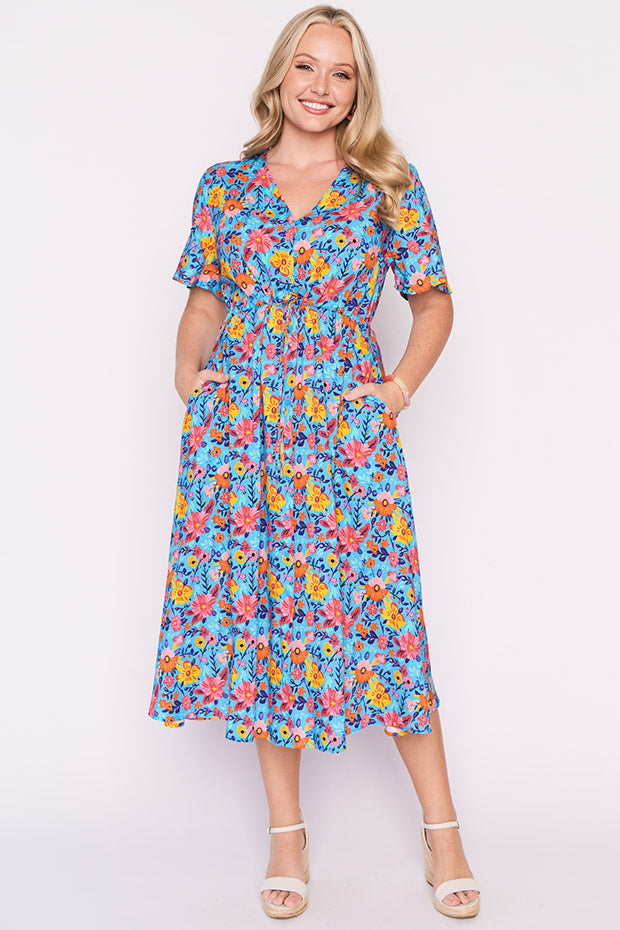 Michelle Sky Garden Dress – Sky Garden midi dress