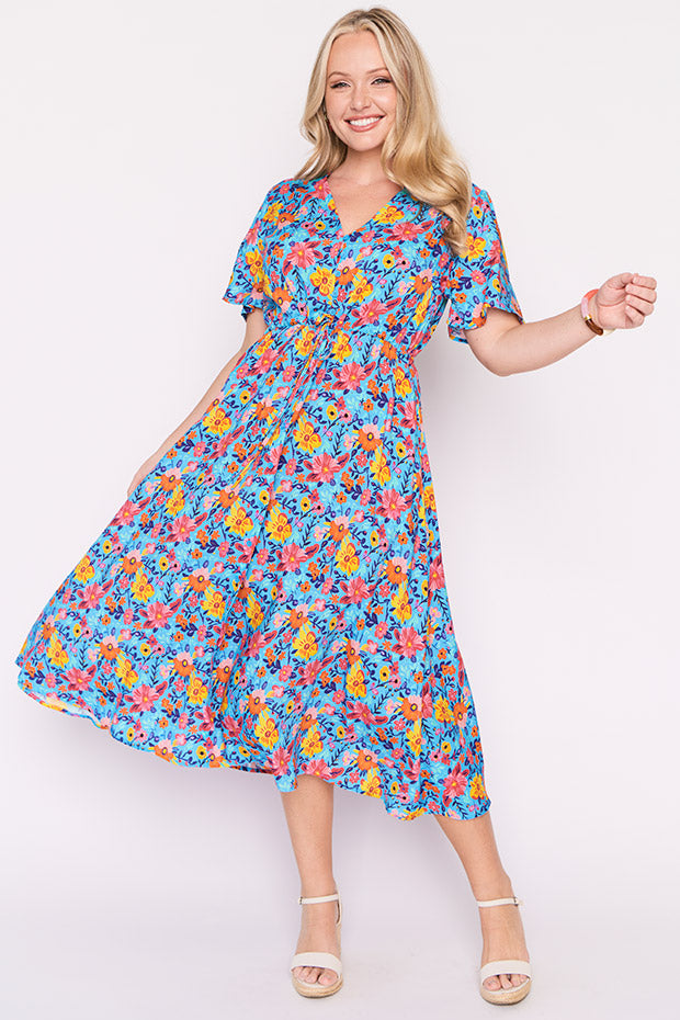 Michelle Sky Garden Dress – Sky Garden midi dress