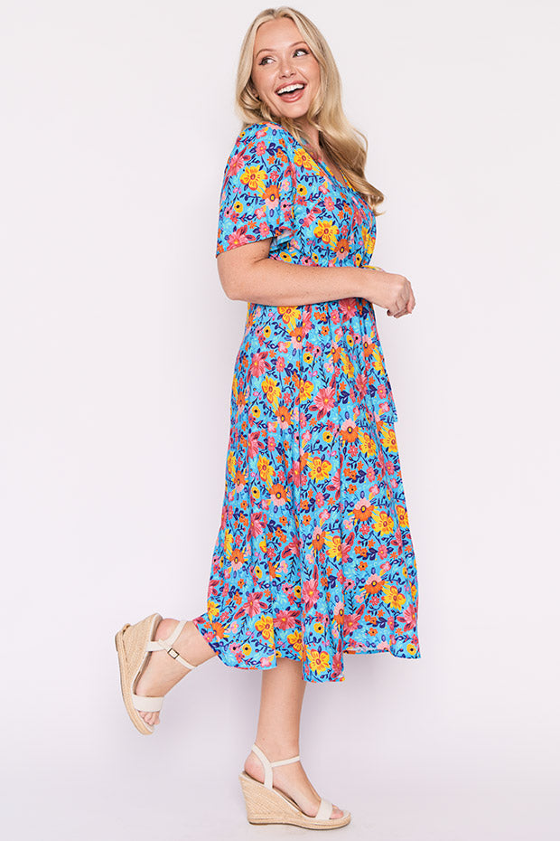 Michelle Sky Garden Dress – Sky Garden midi dress