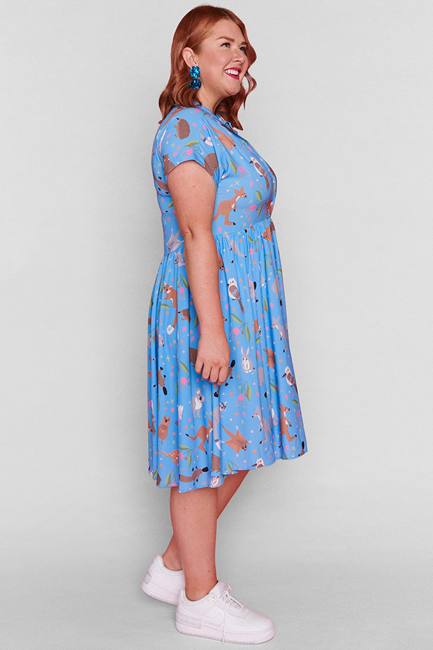 Frankie Sweet Aussie Animals Dress – Sweet Aussie Animals shirt dress