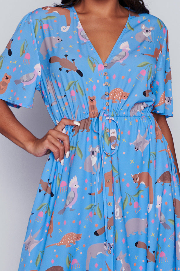 Marley Sweet Aussie Animals Dress – Sweet Aussie Animals midi dress