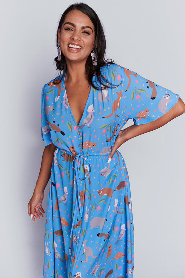 Marley Sweet Aussie Animals Dress – Sweet Aussie Animals midi dress