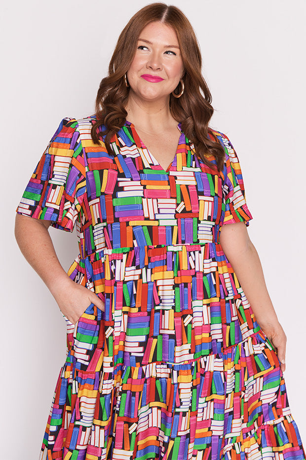 Hollie Book Bliss Dress โ Book Bliss midi dress