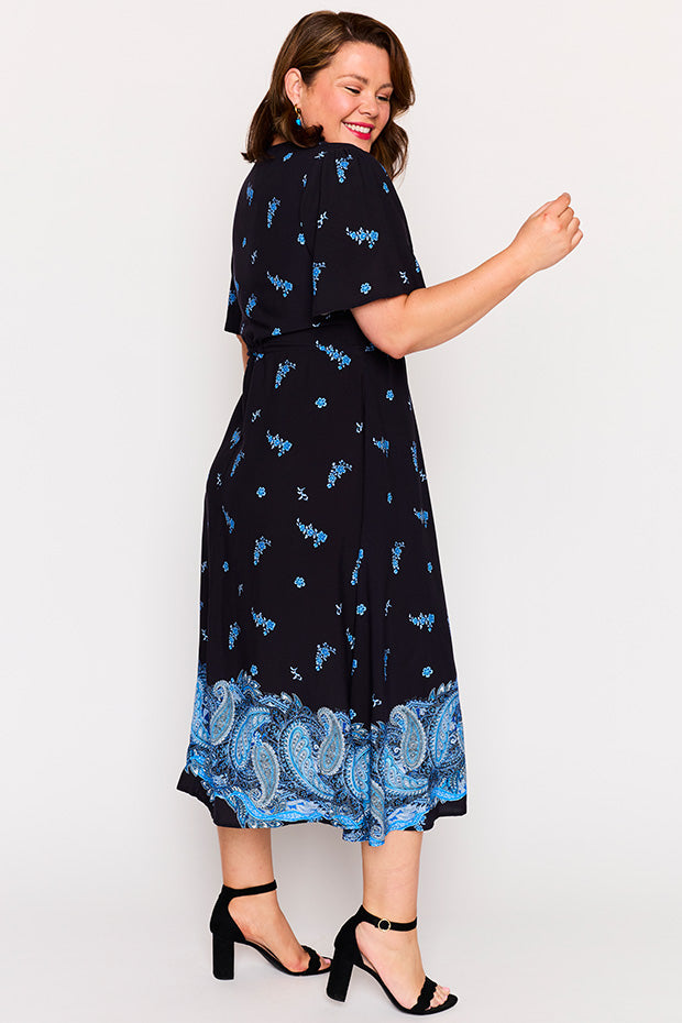 Michelle Dancing Paisley Dress – Dancing Paisley midi dress