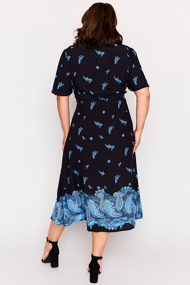 Michelle Dancing Paisley Dress – Dancing Paisley midi dress