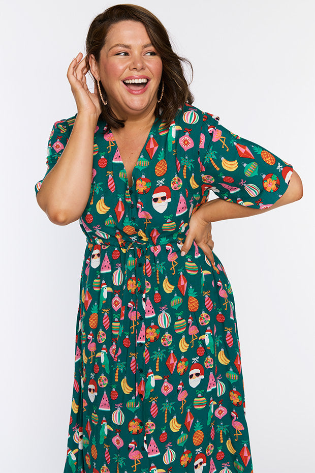 Michelle Christmas Vacation Dress – Christmas Vacation midi dress