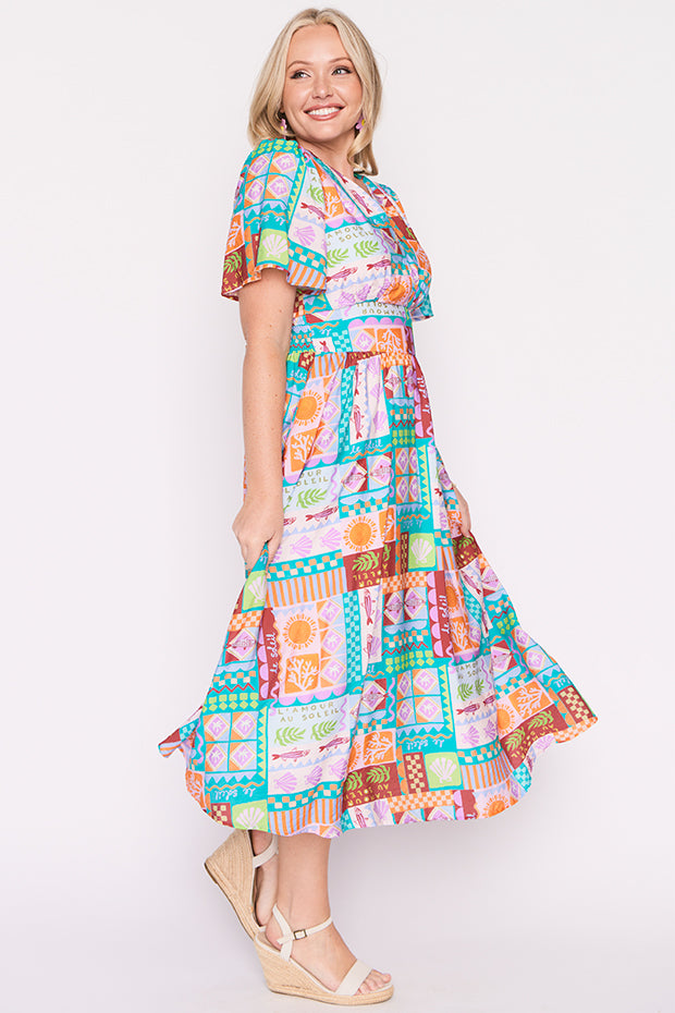 Evie Love In The Sun Dress – Love In The Sun midi dress