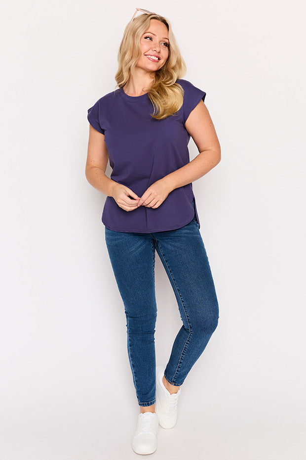 Milano Navy Top – Navy loose top