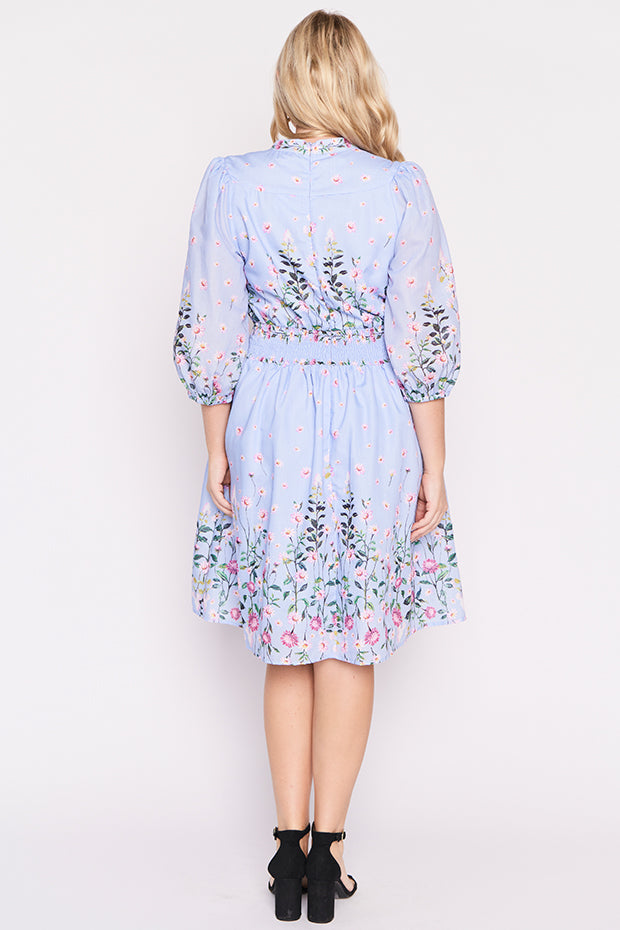 Abbie Sky Dancing Clover Dress – Sky Dancing Clover knee length dress
