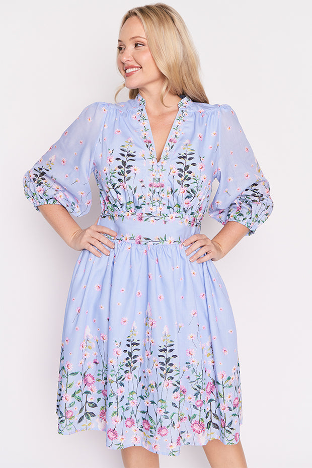 Abbie Sky Dancing Clover Dress – Sky Dancing Clover knee length dress