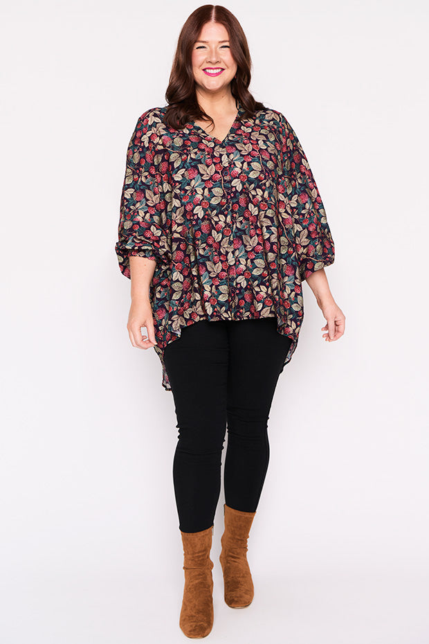 Jillian Raspberry Forest Shirt – Raspberry Forest top