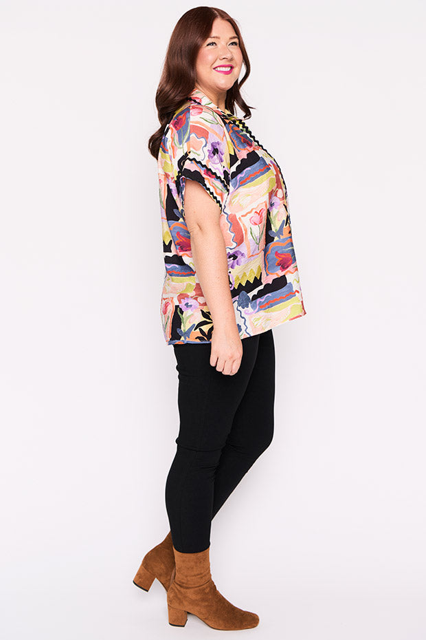 Regyn Framed Flora Shirt – Framed Flora top