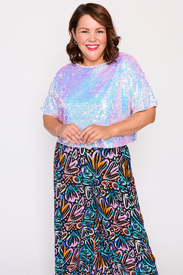 Astra Mermaid Sequin Top – Mermaid Sequin top