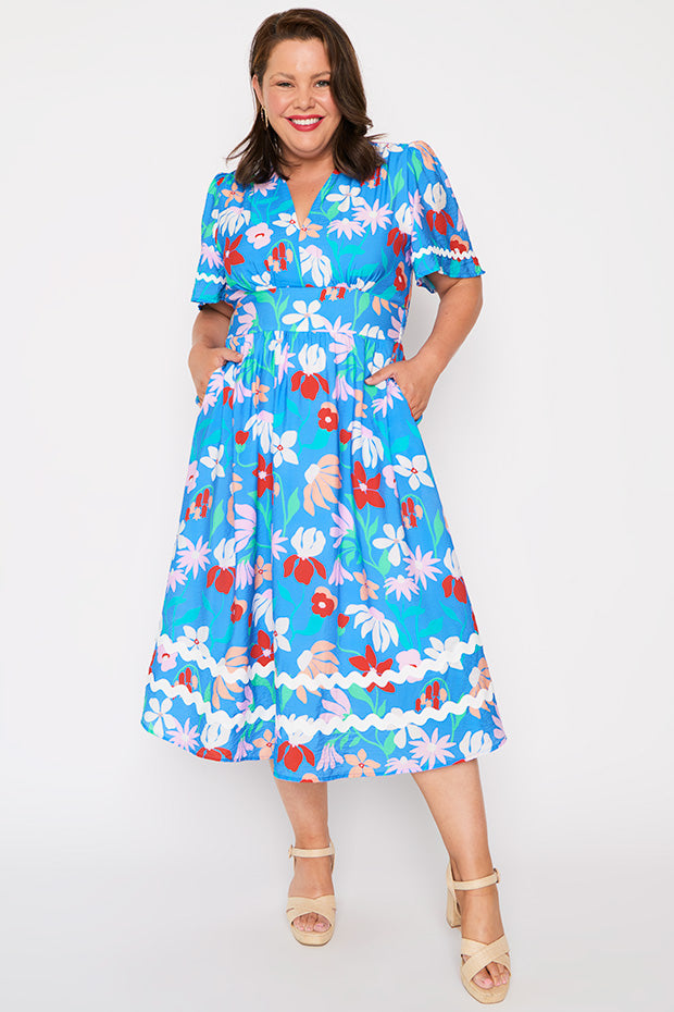 Lilian Fionas Flowers Dress – Fionas Flowers midi dress
