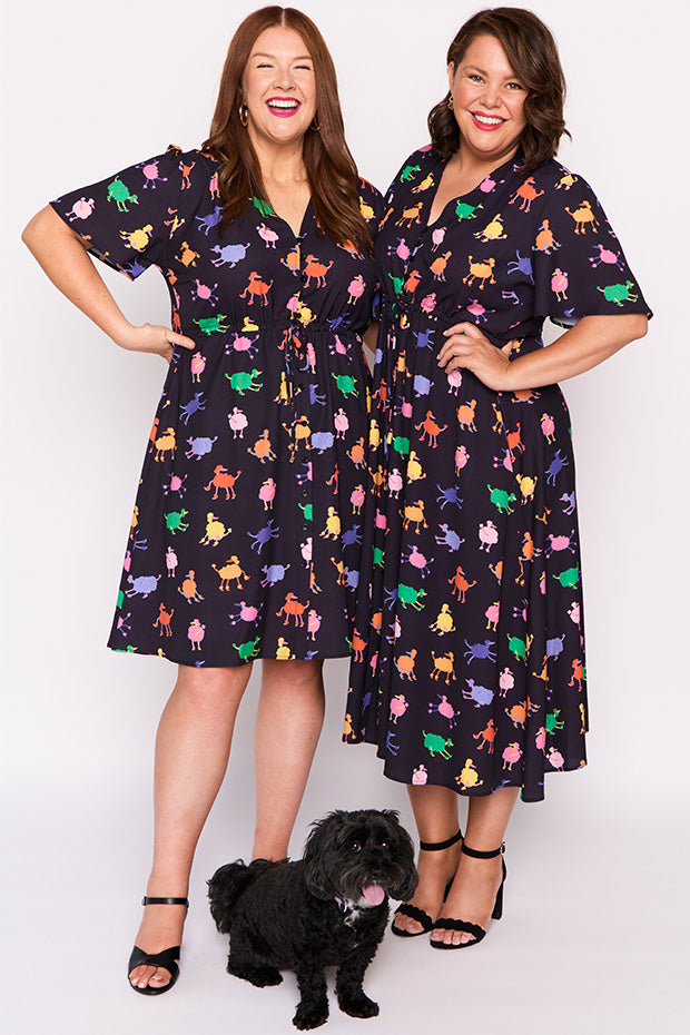 Siena Poodles Dress – Poodles knee length dress
