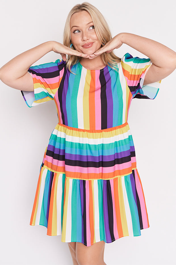 Jackson Kelly Stripe Dress – Kelly Stripe mini dress