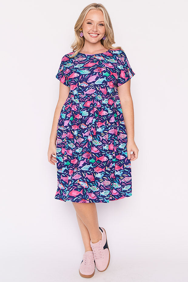Bam Keep Swimming Dress – Keep Swimming midi dress