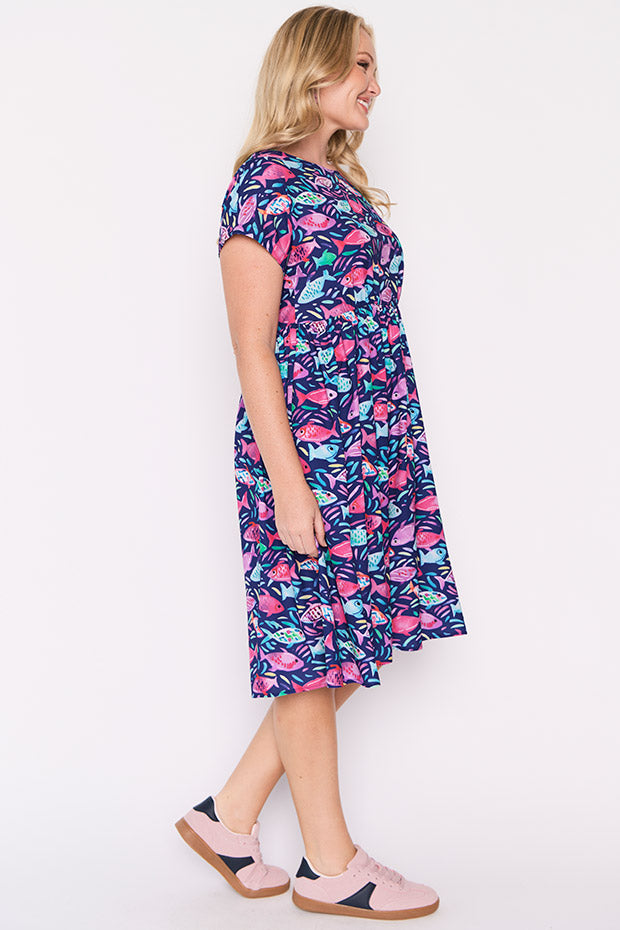 Bam Keep Swimming Dress – Keep Swimming midi dress