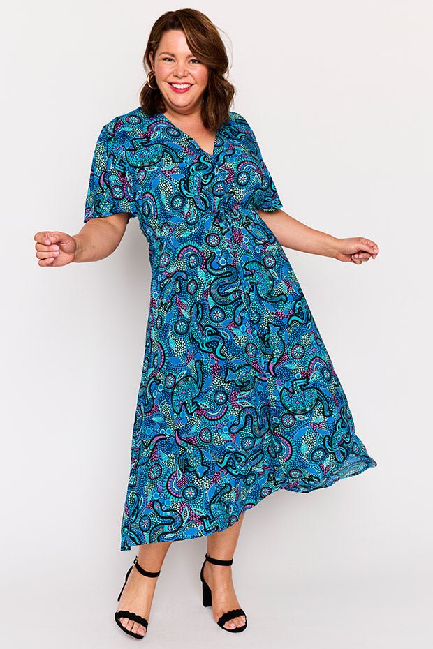 Michelle Totem Dress – Totem midi dress