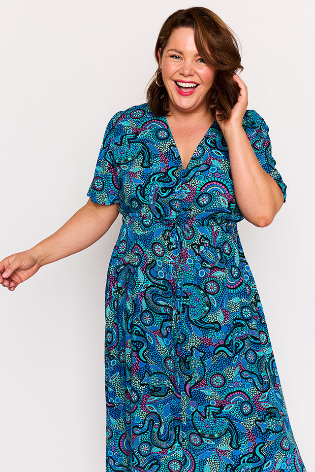 Michelle Totem Dress – Totem midi dress