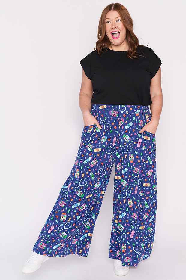 Xane Happy Health Pant – Happy Health wide leg pants