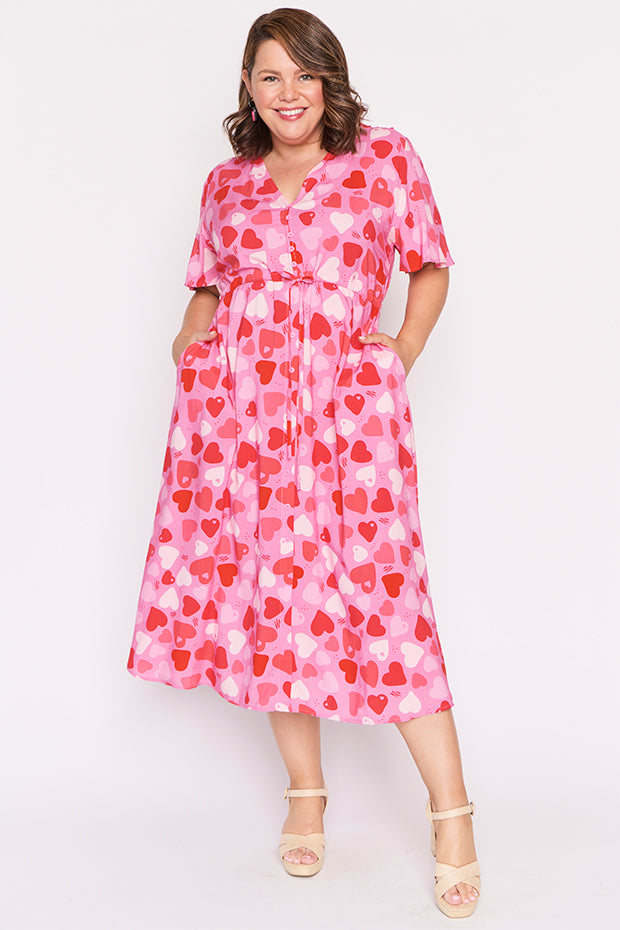 Michelle My Heart Dress – My Heart midi dress