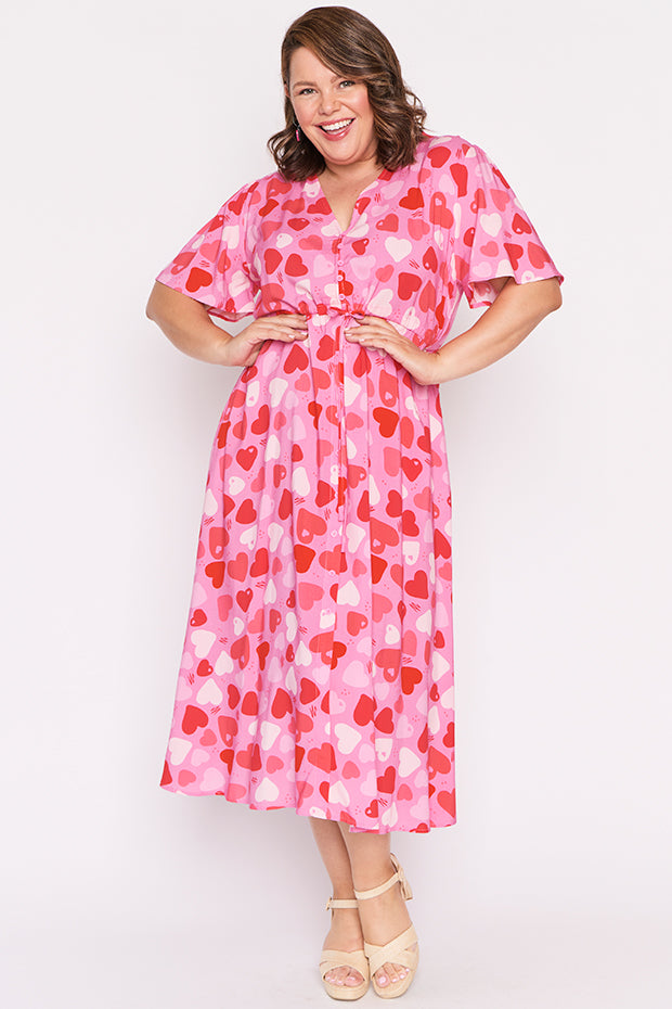 Michelle My Heart Dress – My Heart midi dress