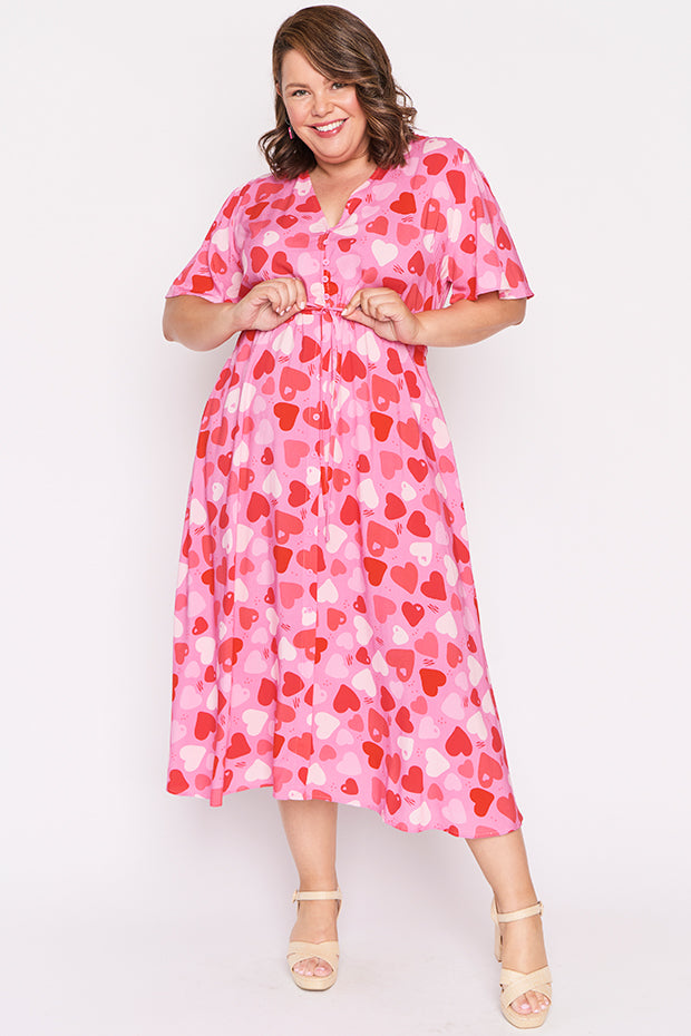 Michelle My Heart Dress – My Heart midi dress