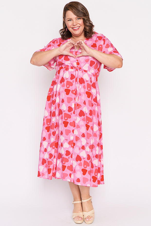 Michelle My Heart Dress – My Heart midi dress