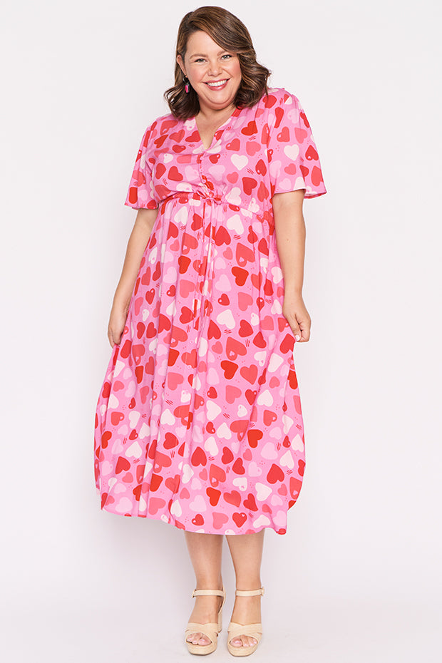Michelle My Heart Dress – My Heart midi dress