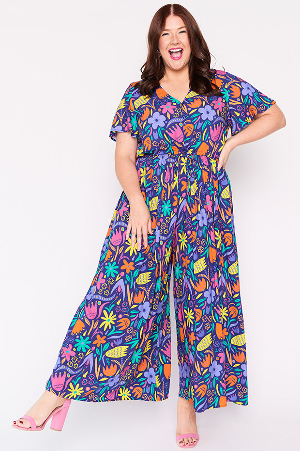 Juniper Springtime Flowers Jumpsuit – Springtime Flowers jumpsuit