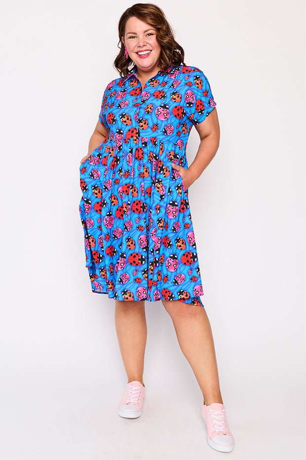 Frankie Ladybug Dress – Ladybug shirt dress