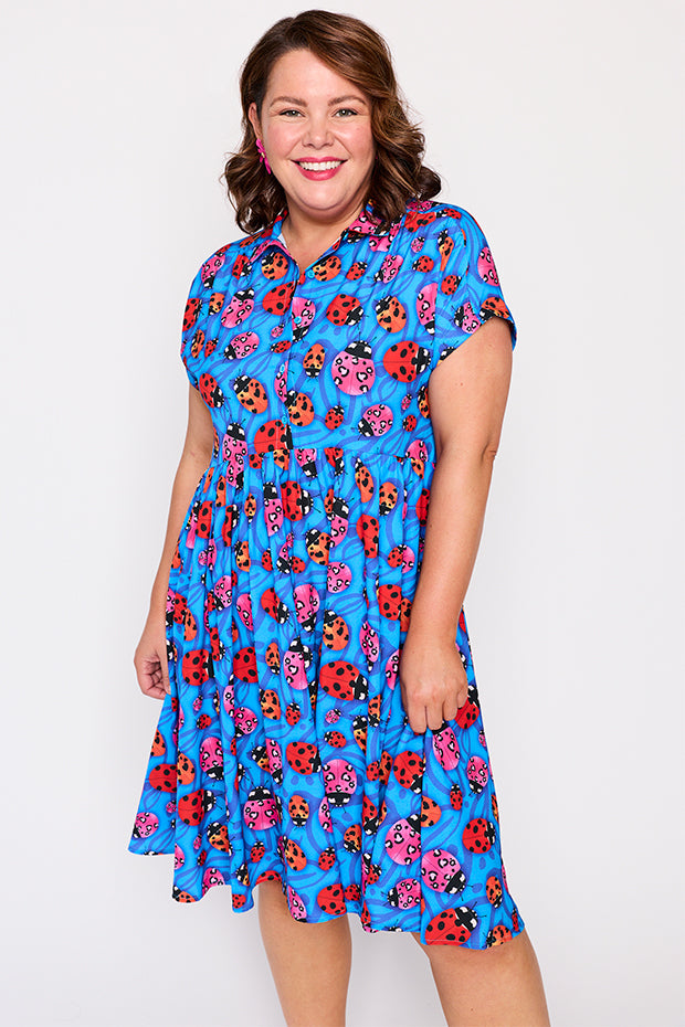Frankie Ladybug Dress – Ladybug shirt dress