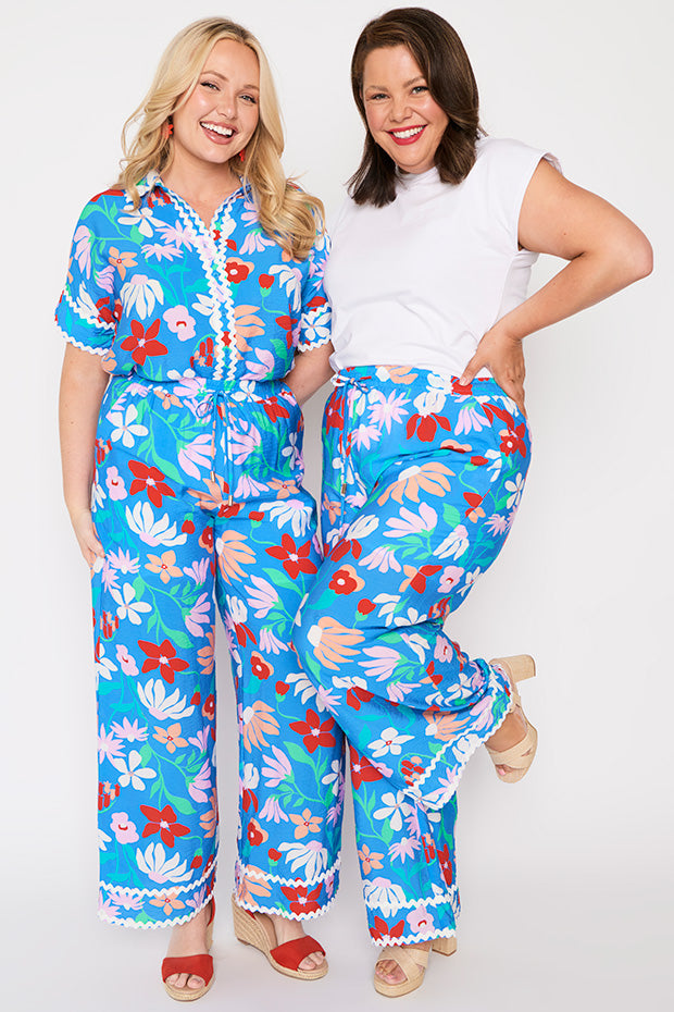 Mariah Fionas Flowers Pant – Fionas Flowers wide leg pants