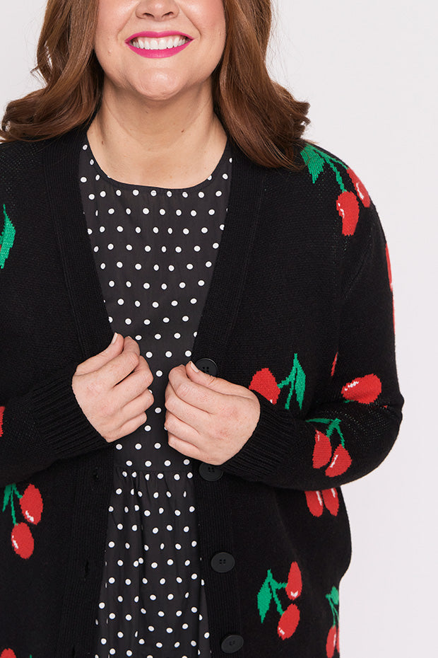 Annalise Black Cherry Cardi – Black Cherry cardigan