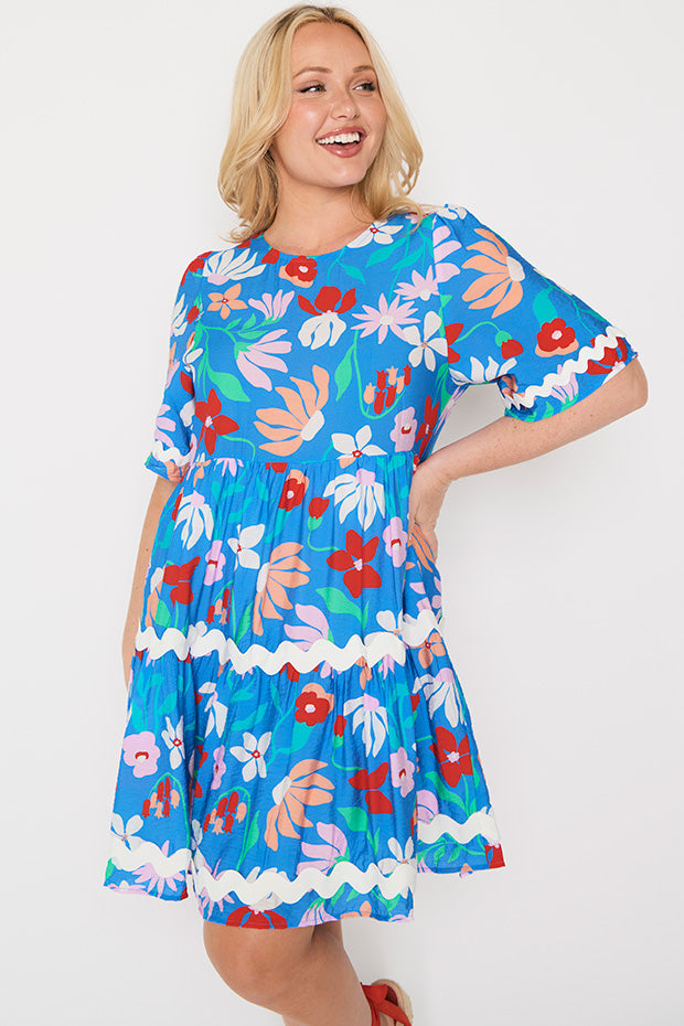 Tamisha Fionas Flowers Dress โ Fionas Flowers mini dress