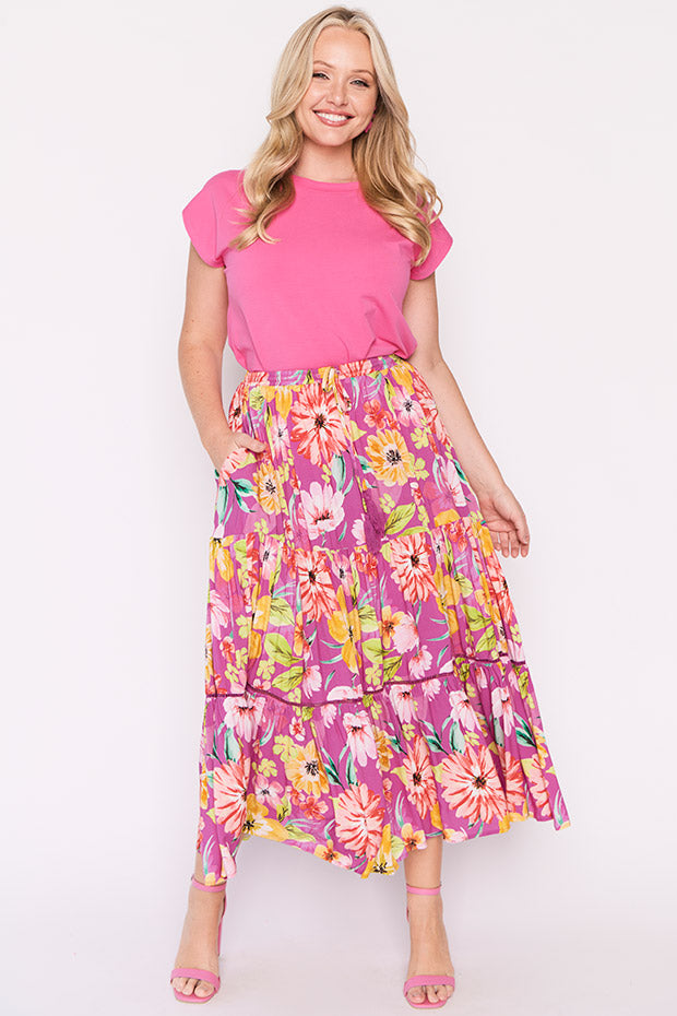 Alexandra Flourishing Skirt โ Flourishing maxi skirt